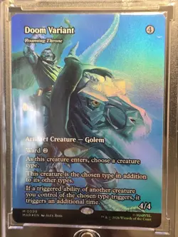 Doom Variant - Roaming Throne (Borderless) Marvel Universe Eternal-Legal Foil NM - Image 3