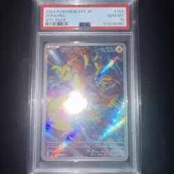 PSA 10 GEM MINT JAPANESE POKEMON 2024 Zeraora 109/102 Scarlet & Violet SV7 - Image 1