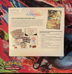Pokemon TCG Prismatic Evolutions ETB Elite Trainer Box New Factory Sealed - Image 2