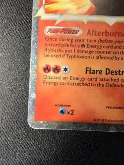 Pokemon Typhlosion Prime 110/123 HeartGold & SoulSilver Holo Ultra Rare - Image 4