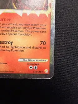 Pokemon Typhlosion Prime 110/123 HeartGold & SoulSilver Holo Ultra Rare - Image 5