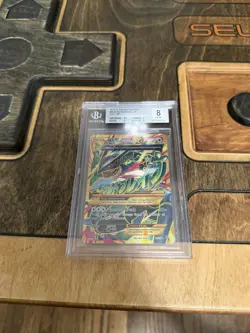 M Rayquaza EX (Shiny Full Art) 98/98 XY - Ancient Origins Holo - Image 1