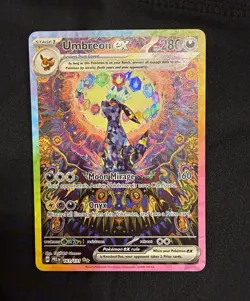 Pokemon TCG Prismatic Evolutions Umbreon ex 161/131 SIR Full Art Holo 280 HP - Image 1