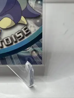 Pokemon TCG Blastoise Non Holo Topps TV Animation Edition 1999 Card #09 Used - Image 4