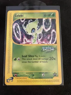 Pokemon Celebi 50/53 Wotc Black Star Promo Regular - Image 1