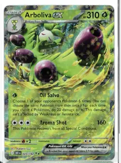 Arboliva ex 023/182: Destined Rivals Double Rare Holo (English) - Image 1