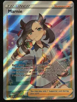 Marnie SWSH121 Sword & Shield Promo Full Art Trainer Pokemon Card Mint - Image 1