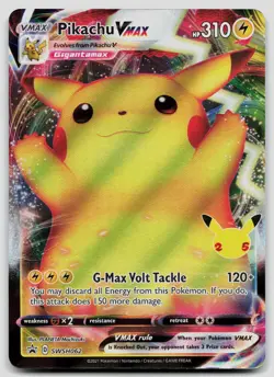Pikachu VMAX SWSH062 Sword & Shield Promo Pokemon HP - Image 1
