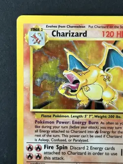 1999 Pokemon Charizard 4/102 Holo Base Set - Image 2