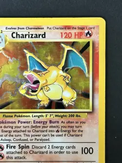 1999 Pokemon Charizard 4/102 Holo Base Set - Image 3