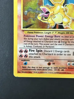 1999 Pokemon Charizard 4/102 Holo Base Set - Image 5