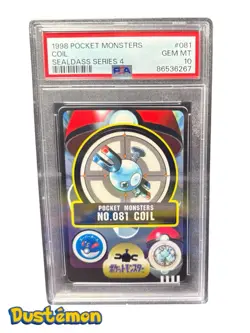 PSA 10 Gem Mint Magnemite No. 081 Carddass 1997 Japanese Card Graded - Image 1