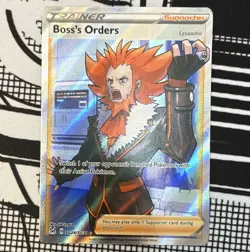 Pokemon TCG Boss's Orders (Lysandre) TG24/TG30 Swsh11 UR Holo Full Art EN - Image 1
