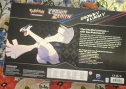 Pokemon TCG Crown Zenith Lugia v & Unown v Special Collection Box Sealed - Image 2