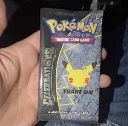 Pokemon TCG Celebrations Booster Pack 4 Cards English (1 Pack) - Image 1