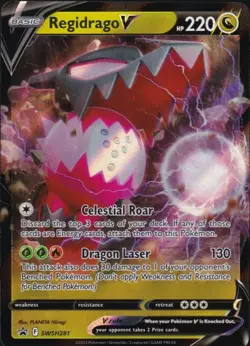 Pokemon Sword & Shield Promos SWSH281 - Regidrago V Ultra Rare - Image 1
