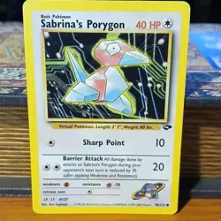 Wizards Pokemon Porygon 3-Card Lot 1st Ed Team Rocket Gym Heroes Base 2 - Image 4