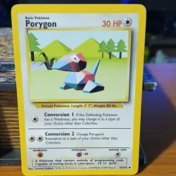 Wizards Pokemon Porygon 3-Card Lot 1st Ed Team Rocket Gym Heroes Base 2 - Image 5