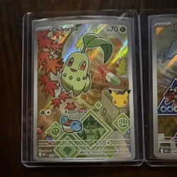 Pokemon TCG First Partner Set Chikorita Totodile Cyndaquil Series 2 - Image 2