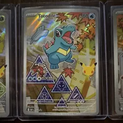 Pokemon TCG First Partner Set Chikorita Totodile Cyndaquil Series 2 - Image 3