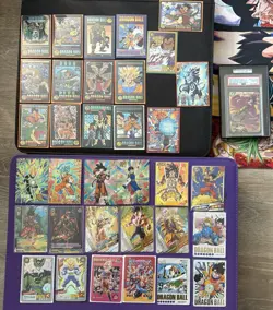 Reserved Lot, READ! Mixed Lot of 35 Dragon Ball Z Trading / CCG Cards - Image 1