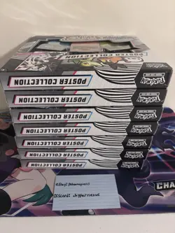 7x Pokemon TCG Black Bolt & White Flare Unova Poster Collection Boxes | Sealed - Image 5