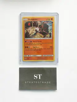 Pokemon Stakataka SM209 Black Star Promo Cosmos Holo Single TCG Card MP - Image 1