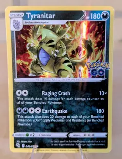 Tyranitar 043/078 Pokemon GO Holo - Image 1
