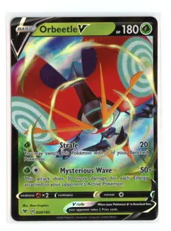 Orbeetle V 020/185 Ultra Rare Holo SWSH04: Vivid Voltage Pokemon TCG - Image 1