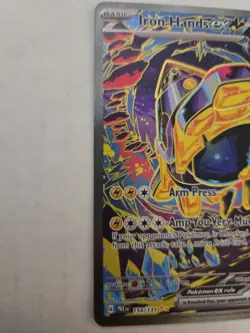 Pokemon Iron Hands ex 154/131 Prismatic Evolutions Special Illustration 154 SIR - Image 3