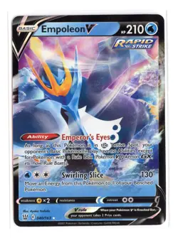 Empoleon V 040/163 Ultra Rare Holo SWSH05: Battle Styles Pokemon TCG - Image 1