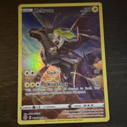 Pokemon Company Zekrom TG05/TG30 Swsh09 Brilliant Stars UR Holo FA 130 HP - Image 1