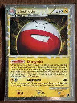 Electrode PRIME (ultra RARE) HGSS Triumphant 93/102 Pokemon card - Holo [MINT] - Image 1