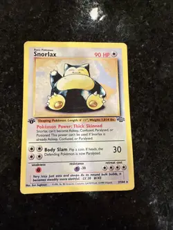 Snorlax Jungle 27/64 1st Edition Regular Card - Image 1
