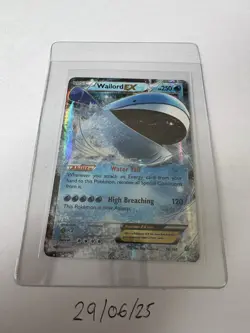Pokemon Wailord EX Primal Clash Holo Card 38/160 - Image 1