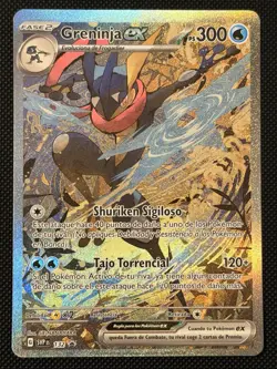 Greninja ex SVP132 Scarlet & Violet Shrouded Fable Promo Card Spanish NM - Image 1