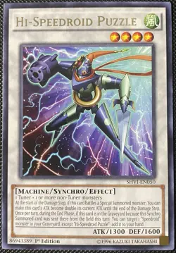 Hi-Speedroid Puzzle SHVI-EN050 Shining Victories 1st Edition - Yugioh Card - Image 1