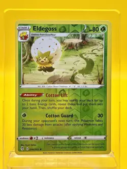 Eldegoss 016/203 Reverse Holo Rare Evolving Skies Pokemon Card LP-NM - Image 1