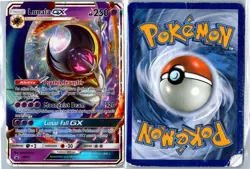 Pokemon Card - Lunala GX - Holo Sun & Moon Promo SM17 Promo DAMAGED - Image 3