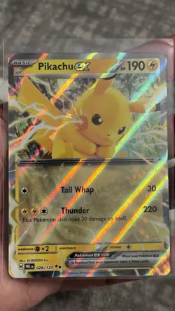 Pokemon Pikachu ex 2x Card Lot 028/131 & 057/217 - Image 4