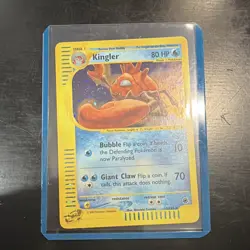 Pokemon Kingler TCG Expedition Base Set Reverse Holo Card 15/165 Rare - Image 1
