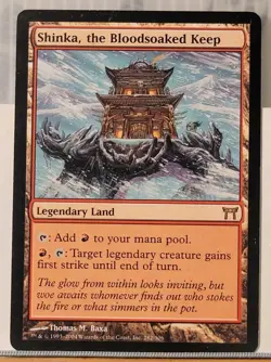 Mtg SHINK, THE BLOODSOAKED KEEP MP Champions Of Kamigawa 282/306 -Argo- - Image 1