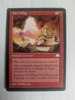Fire Whip – Weatherlight – LP – Magic the Gathering MTG - Image 1
