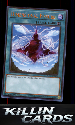 1st Edition Dimensional Fissure BLMR-EN088 YuGiOh Ultra Rare Battles of Legend: - Image 1