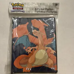Pokemon ULTRA PRO 4 Pocket CHARIZARD Card Album Binder Portfolio NEW - Image 1