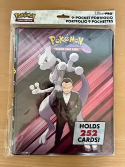 Pokemon TCG Destined Rivals Theme Ultra Pro 9-Pocket Portfolio Holds 252 Cards - Image 1