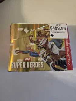 Collector Booster Box Marvel Super Heroes MSH MTG Sealed Magic Gathering - Image 1