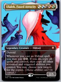 Ulalek, Fused Atrocity (Borderless) 16 Commander: Modern Horizons 3 MTG NM - Image 1