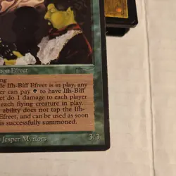 Ifh-Biff Efreet - Arabian Nights 1993 - EX - Magic the Gathering - MTG - Image 3