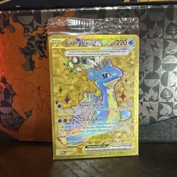 Pokemon Lapras EX SVP 164, SV: Scarlet & Violet Promo Card, Sealed, NM - Image 1